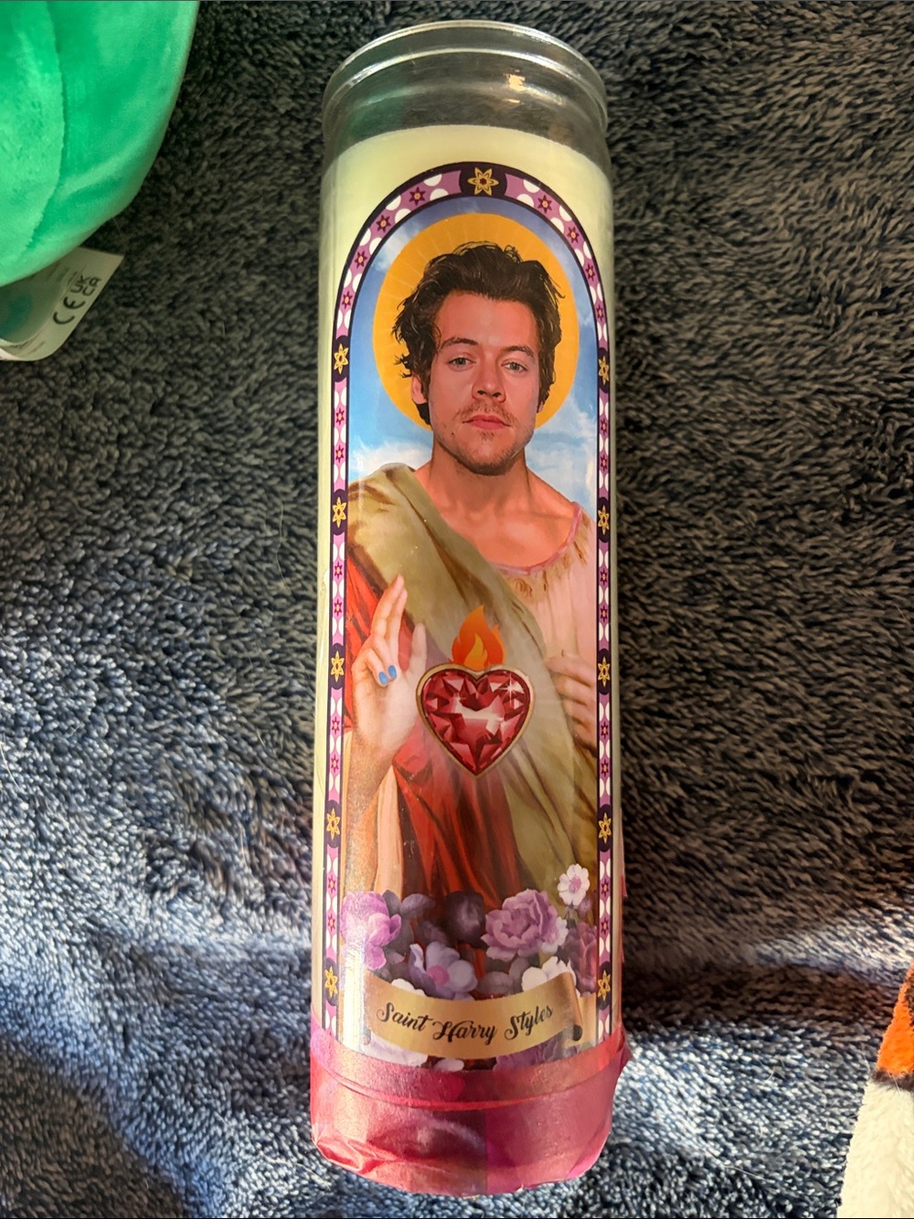 Saint-Themed Decorative Prayer Candle